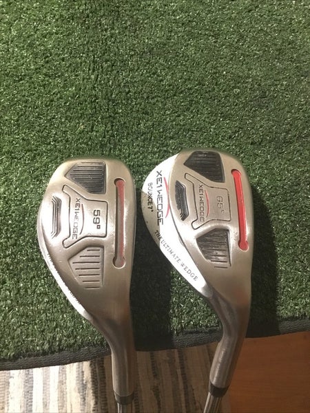 XE1 The Ultimate Wedge Set (59* Lob Wedge & 65* Flop Wedge) Steel Shafts