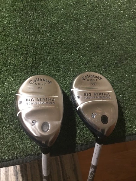 Callaway Ladies Big Bertha Heavenwood Hybrids Set (5H & 6H) Aldila 50g Graphite
