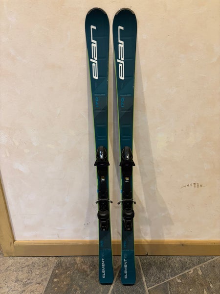 Elan element 76 skis with integrated bindings 170cm