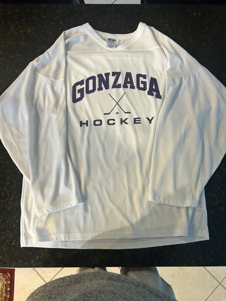 Gonzaga HS Hockey Practice Jersey (White, Adult L)