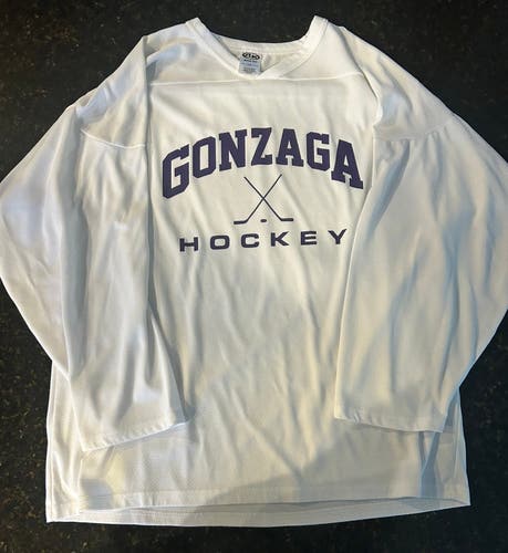 Gonzaga HS Hockey Practice Jersey (White, Adult L)
