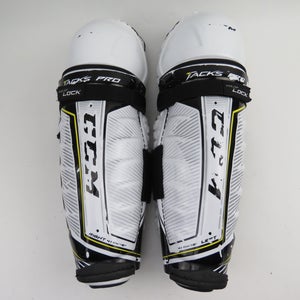 CCM Tacks Pro NHL Pro Stock Hockey Protective Shin Pads Senior Size 16"