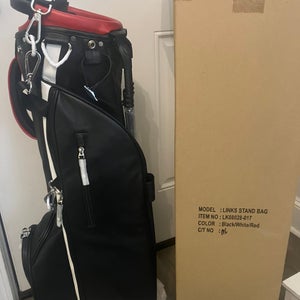 Links & Kings Premium Leather Stand Bag