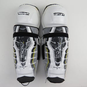 CCM Ultra Tacks Pro NHL Pro Stock Hockey Protective Shin Pads Senior Size 15"