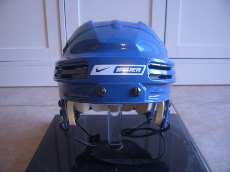 Excellent, Great Condition Nike Bauer NBH4500 Hockey Helmet sz Senior Medium Blue