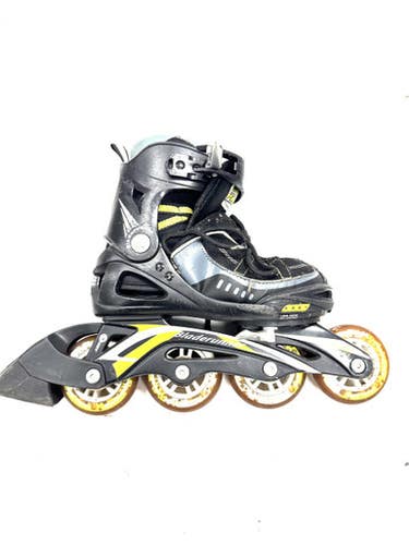 Used Bladerunner ADJ 1-4 Junior Rec Fitness Skates Black Adjustable 11860-S000301532
