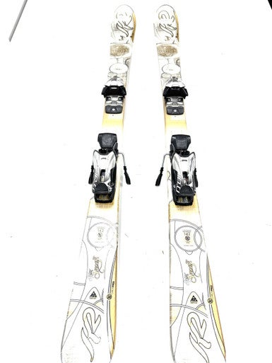 Used K2 SUPER SMOOTH Womens DH Ski/Binding White 142 cm 11860-S000301516