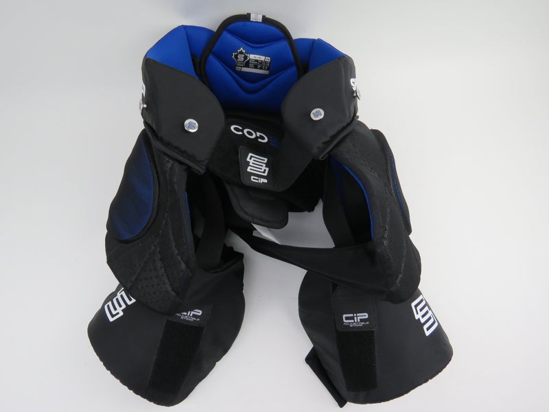 Sherwood CODE NHL Pro Stock Hockey Player Protective Girdle Pants Medium Black NWT