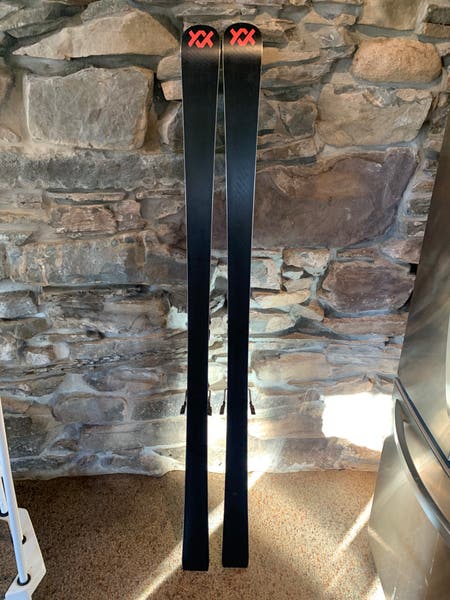 Unisex Volkl Racetiger GS 171 cm Racing Skis With Bindings Max Din