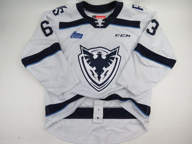 CCM Sherbrooke Phoenix QMJHL Game Worn Authentic Hockey Game Jersey CHL 54 #63
