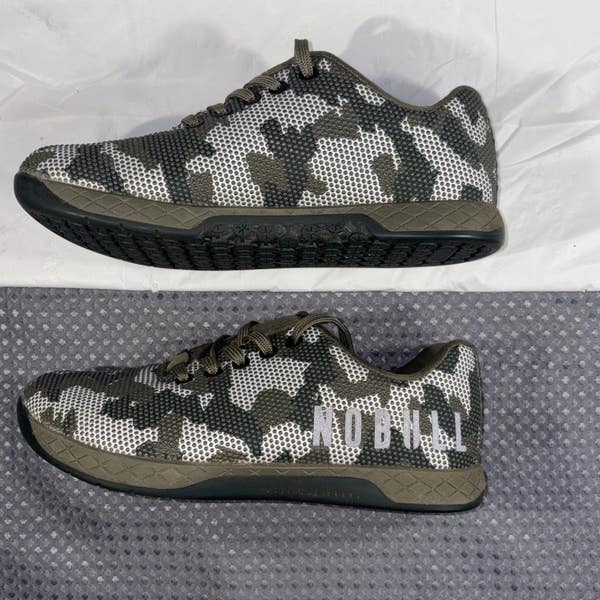 NOBULL Trainer Men’s Size 8 | Green Camo Print Cross Training Gym Shoes Athletic Mens NOBULL Sneaker Shoes Dark Green Camo SuperFabric  main image 4