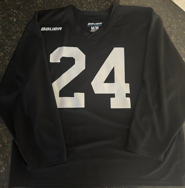 Hockey Practice Jersey (Black, Adult M)