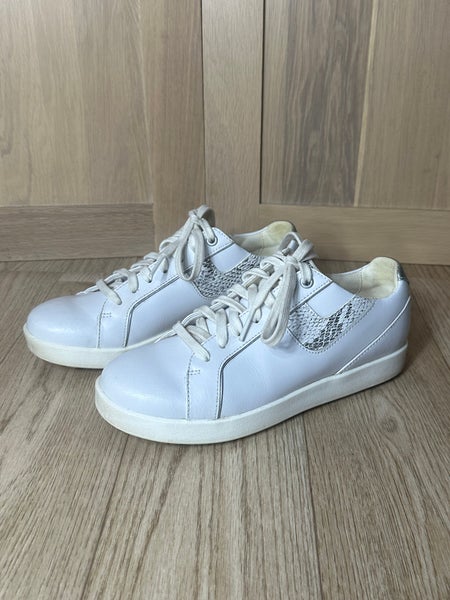 FootJoy Women's FJ Links White / Snake Golf Shoes Spikeless 7 M Retail $130