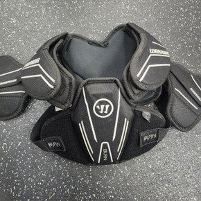Used Warrior BURN NEXT Lacrosse Shoulder Pads Black XL 11849-S000034028