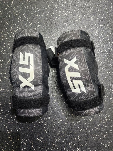 Used STX STALLION 75 Lacrosse Arm Pads/Guards Grey XS 11849-S000034000