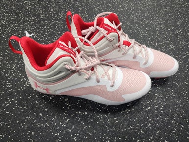 Under Armour COMMAND MC MID LAX Cleats Mens Cardinal And White Senior 13 11849-S000033999