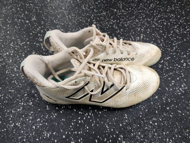 Used New Balance FREEZE LAX Cleats Mens White Senior 5.5 11849-S000034001