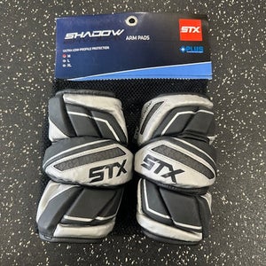 New STX SHADOW Lacrosse Arm Pads/Guards Black MD 11849-S000033990