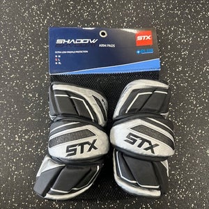 New STX SHADOW Lacrosse Arm Pads/Guards Black LG 11849-S000033981
