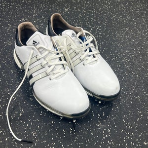 Used Adidas TOUR 360 Mens Golf Shoes White Senior 8.5 11849-S000034029