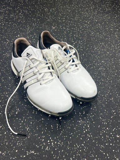 Used Adidas TOUR 360 Mens Golf Shoes White Senior 8.5 11849-S000034029