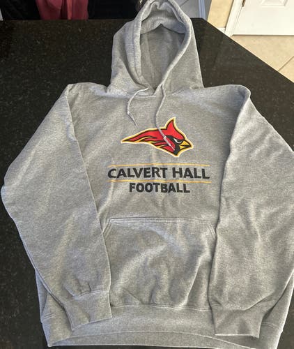 Calvert Hall Football Sweatshirt (Gray, Adult XL)