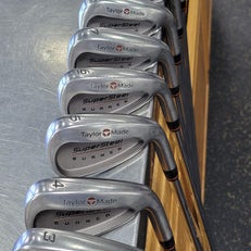 Used Taylormade SUPERSTEEL BURNER Mens Iron Set RH 3I-PW 11497-S000154022