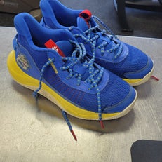 Used UA Steph Curry Basketball Shoes M Royal Blue Senior 6.5 11497-C000154015