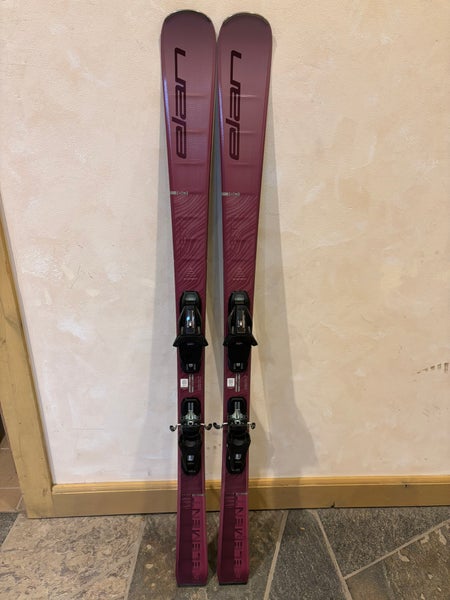 New 2025 Elan Element Ti 78 skis with integrated bindings 160cm