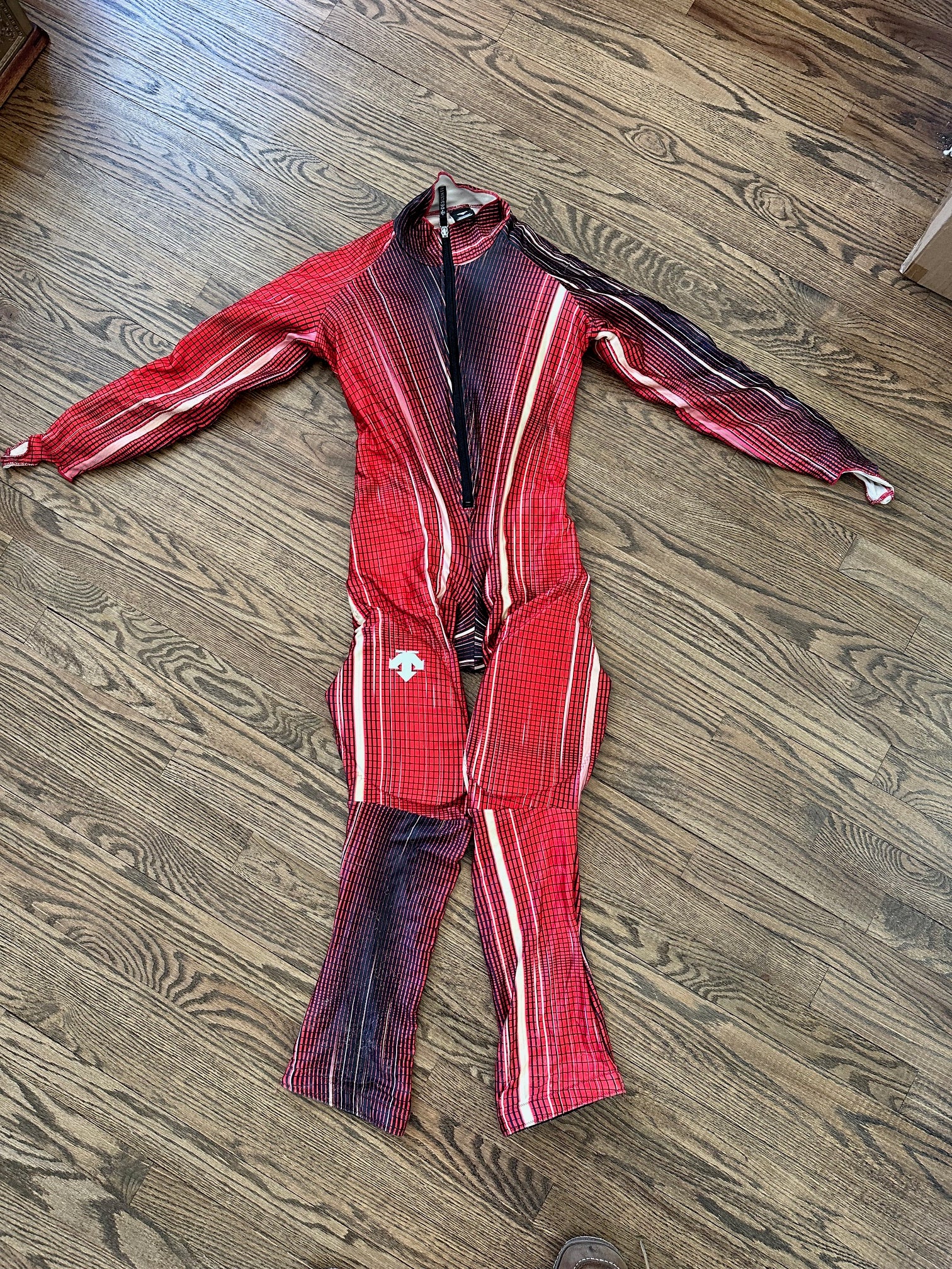 Junior Ski Race Suit with Padding for Slalom, Unisex XS Descente