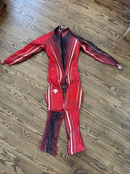 Ski Race Suit with Padding for Slalom, Unisex XS Descente (Used)