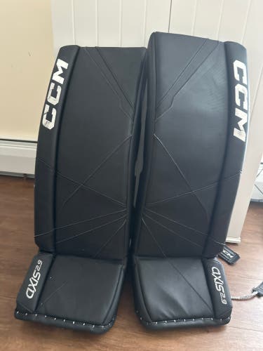 32" 2023 CCM Axis 2.9 Goalie Leg Pads Pro Stock (Used)
