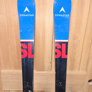 Dynastar Speed WC FIS SL 165 cm Racing Skis With Bindings Max Din 12 (Used)