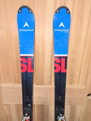 Dynastar Speed WC FIS SL 165 cm Racing Skis With Bindings Max Din 12 (Used)