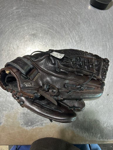 Used Mizuno FIELDERS GLOVE RH Throw Fastpitch Gloves Brown 12" 11605-S000209132