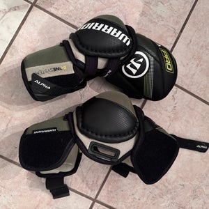 Senior Medium Warrior Alpha LX Pro Elbow Pads (Used)