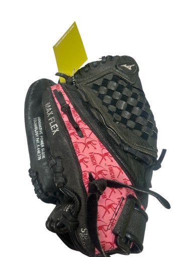 Used Mizuno GPP1154 BB/SB Glove LH Throw Black And Pink 11 1/2" 11862-S000091849