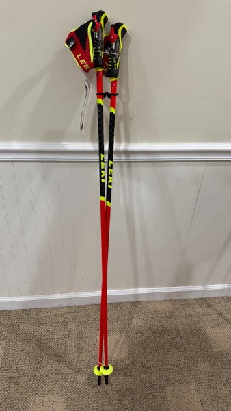 50in (125cm) Racing Leki WORLDCUP SL TBS Ski Poles (New)