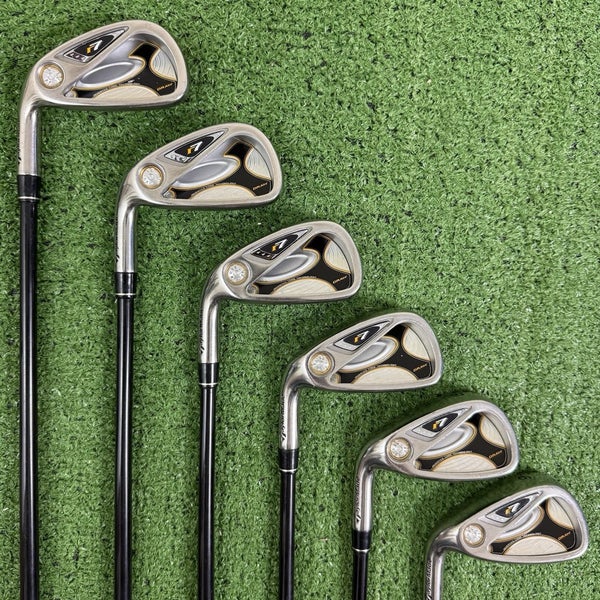 Taylormade R7 Draw Iron Set 4-9 Reax 55 Graphite Regular Flex Left Handed