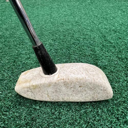 Marble Head Putter Golf Club Men's Right Hand Golf Club 2-Way Steel Shaft 36"