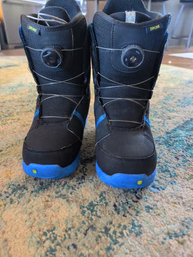 Unisex 7Y (Big Kids / Youth) Burton Imprint 1 Snowboard Boots All Mountain (Used)