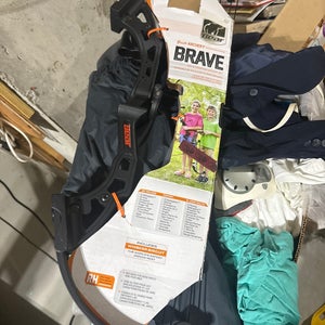 Black Unisex Size M 5.0 (W 6.0) Youth Boots (New)