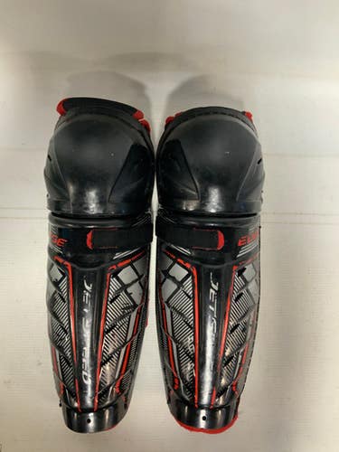 Used CCM JETSPEED EDGE Senior Shin Guards Black 12" 11823-S000036099