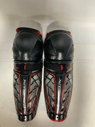 Used CCM JETSPEED EDGE Senior Shin Guards Black 12" 11823-S000036099