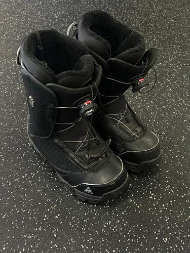 Used K2 RAIDER BOA Mens Snowboard Boots Black Senior 8 11849-S000033910