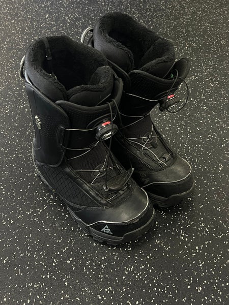 Used K2 RAIDER BOA Mens Snowboard Boots Black Senior 8 11849-S000033910