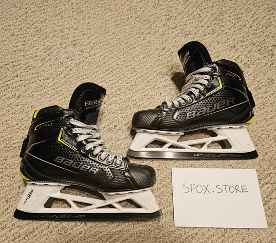 Bauer Pro Goalie Skates – Senior Size 9 Fit 2 | Ready-to-Play Performance (READ DESCRIPTION)