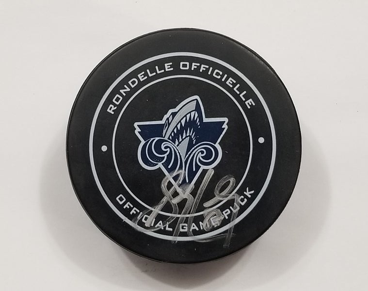 SIDNEY CROSBY Autographed Rimouski Oceanic QMJHL Official GAME PUCK Silver Ink