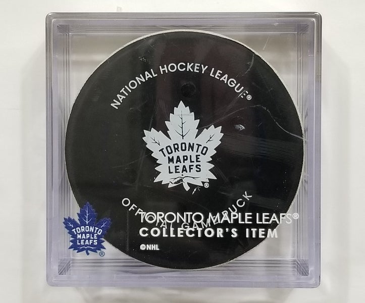 10-24-24 JAKE NEIGHBOURS St Luis Blues @ Toronto Maple Leafs Game Used GOAL Puck
