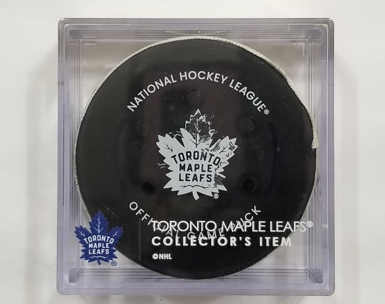12-15-24 ALEX TUCH Buffalo Sabres @ Toronto Maple Leafs Game Used GOAL Puck